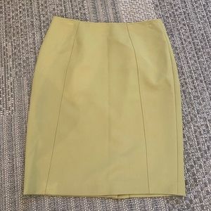 Muted yellow pencil skirt Halogen from Nordstrom